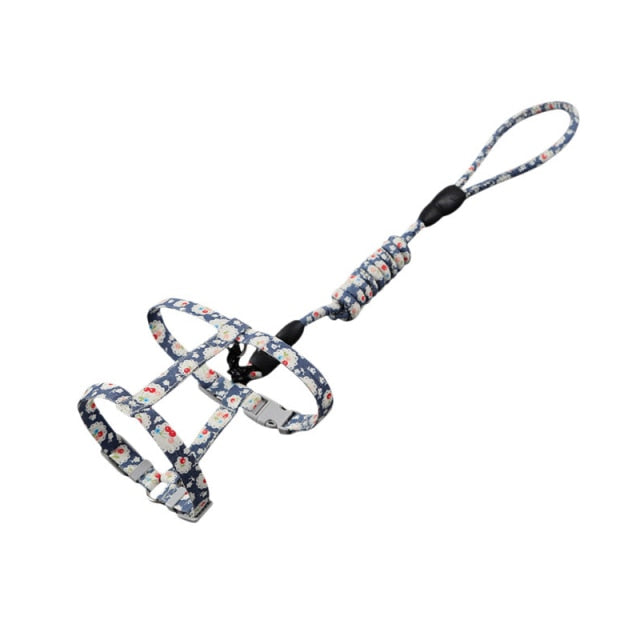 Quirky Cat Harness with Leash