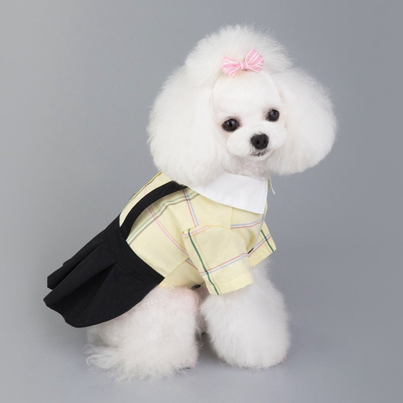 Plaid Bowtie Preppy Suit and Dress