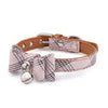 Checkered Bowtie Cat Collar