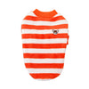 Cute Striped Printed Warm Fleece Pet Clothes