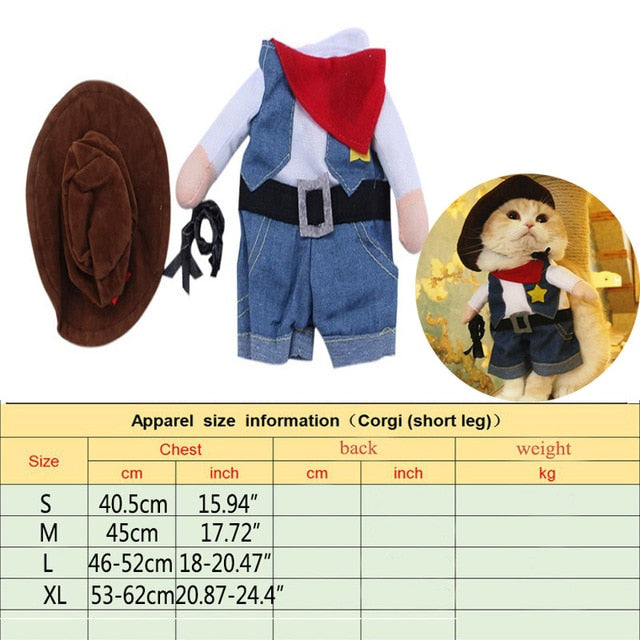 Pet Dog Cosplay Costume Halloween