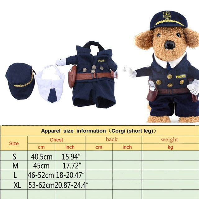 Pet Dog Cosplay Costume Halloween