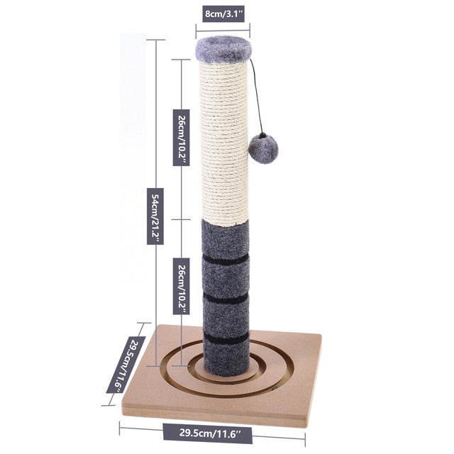 Cat Jumping Toy with Ladder Scratching Post