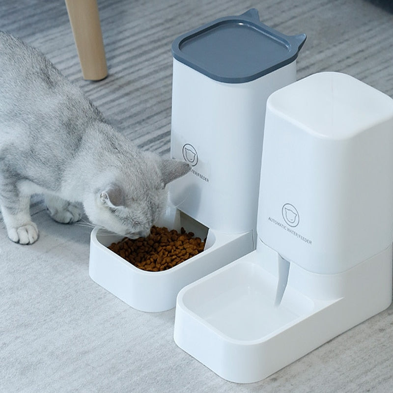 Automatic Feeding Bowls for Pets and Water Dispenser