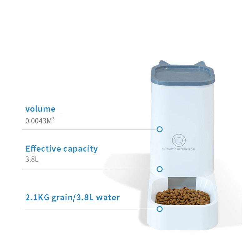 Automatic Feeding Bowls for Pets and Water Dispenser