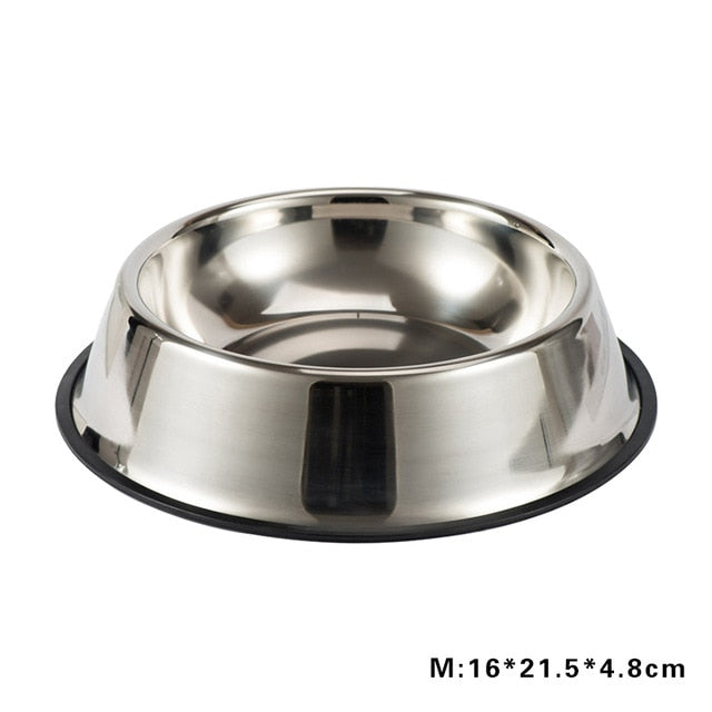 Non-Skid Stainless Steel Bowl