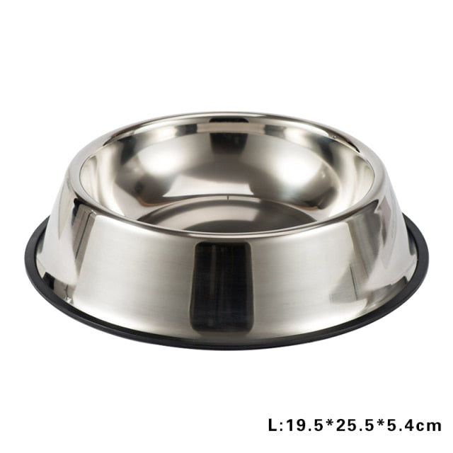 Non-Skid Stainless Steel Bowl