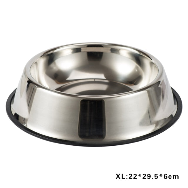 Non-Skid Stainless Steel Bowl