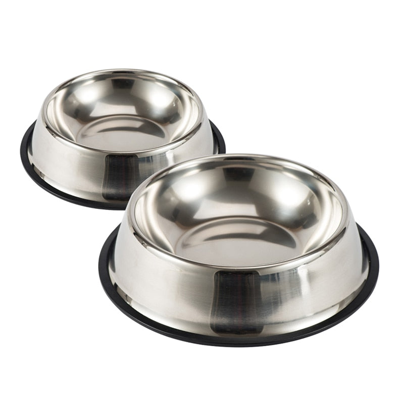 Non-Skid Stainless Steel Bowl