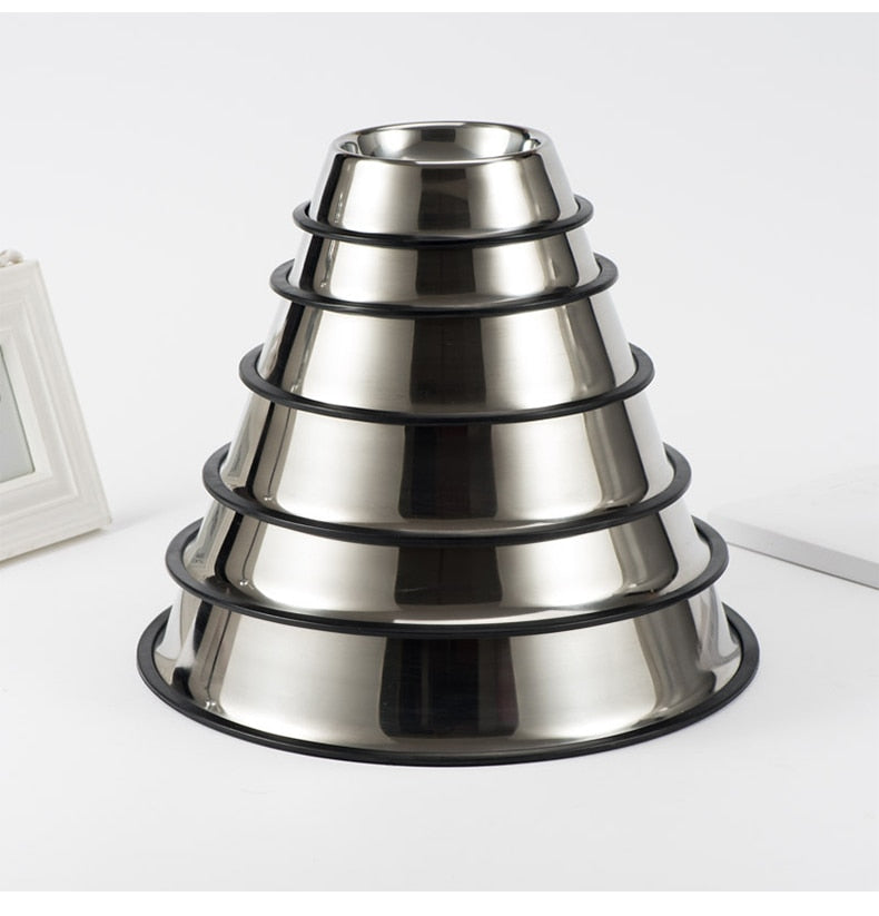 Non-Skid Stainless Steel Bowl