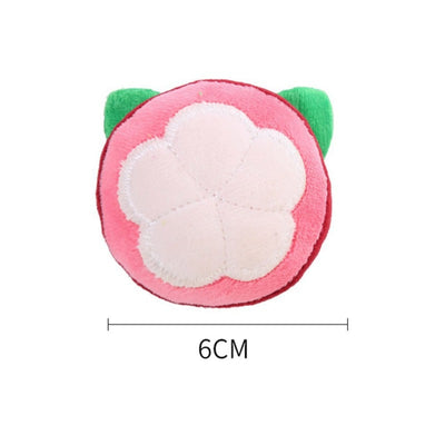 Fruit Shaped Plush Toy for Pets