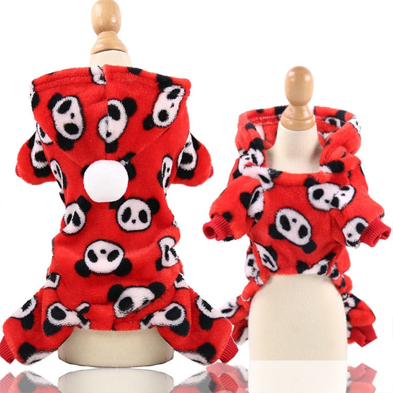 Soft Warm Pet Dog Jumpsuits Clothing