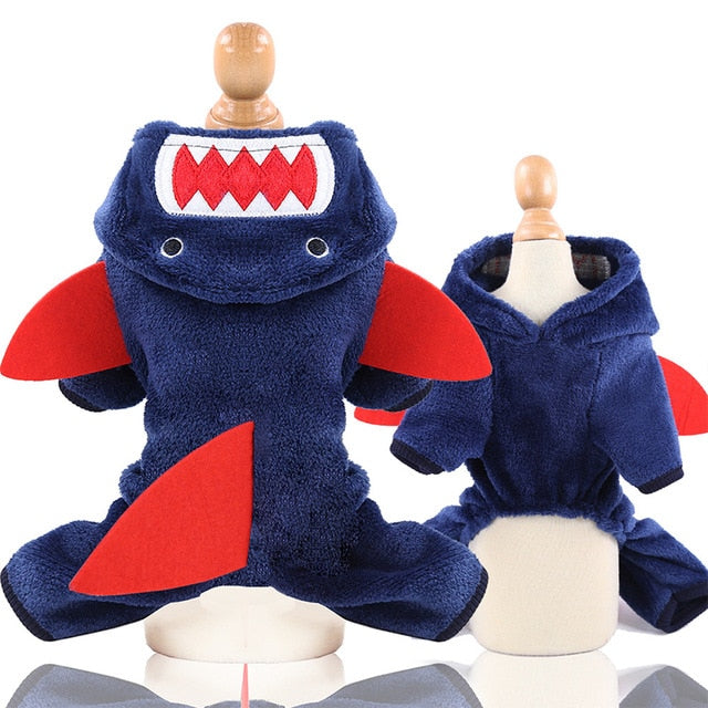 Soft Warm Pet Dog Jumpsuits Clothing