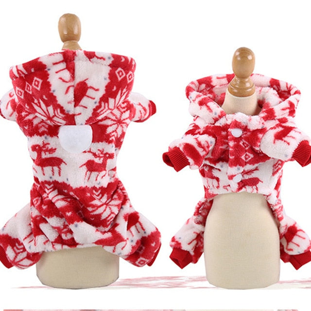Soft Warm Pet Dog Jumpsuits Clothing