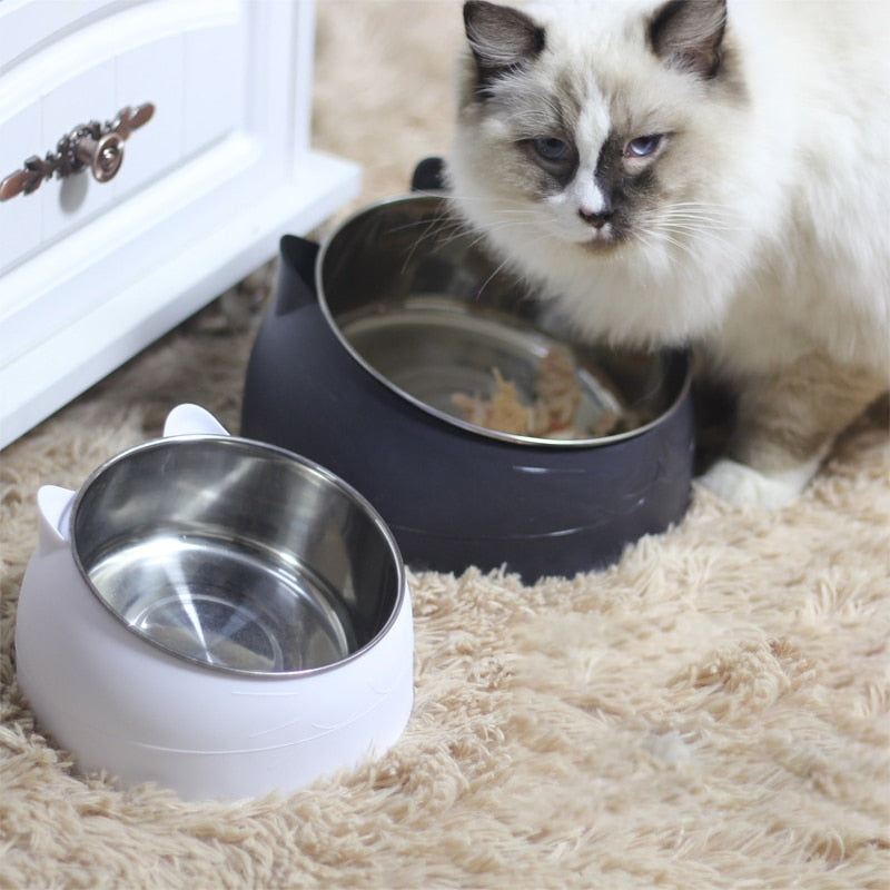Non-Slip 15 Degrees Tilted Cat Bowl