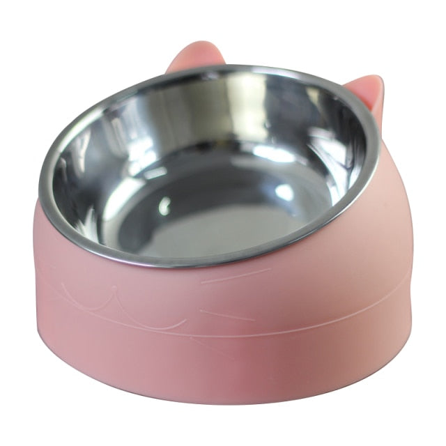 Non-Slip 15 Degrees Tilted Cat Bowl