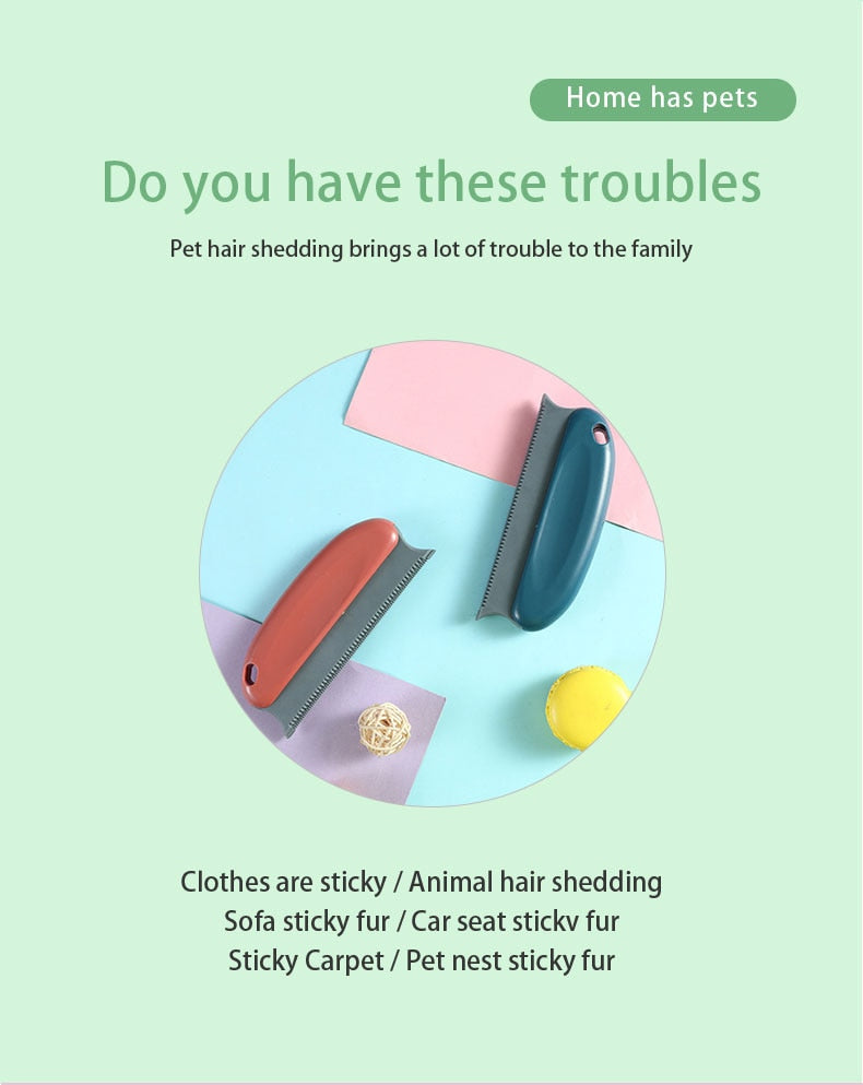 Portable Pet Hair Remover Comb