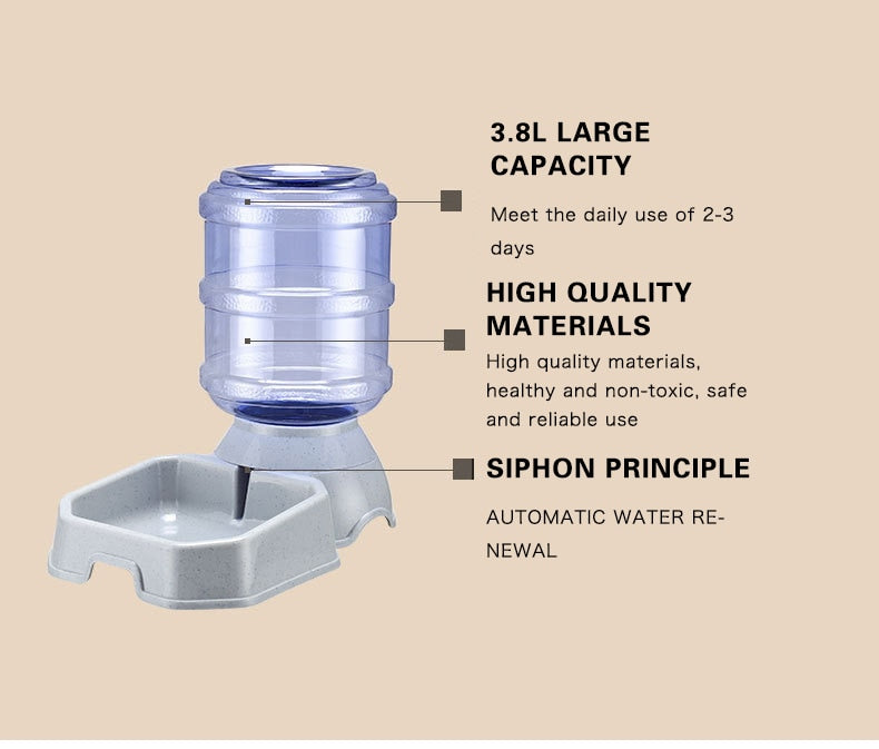 3.8L Pet Automatic Feeders