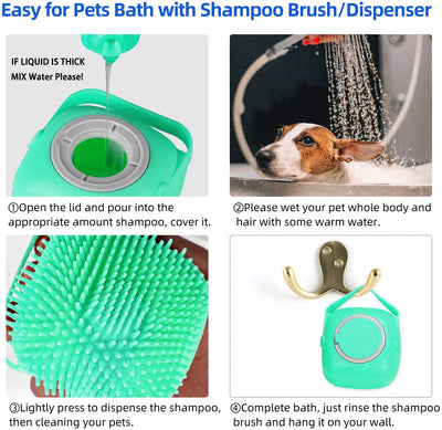 Pet Shampoo Massage Brush