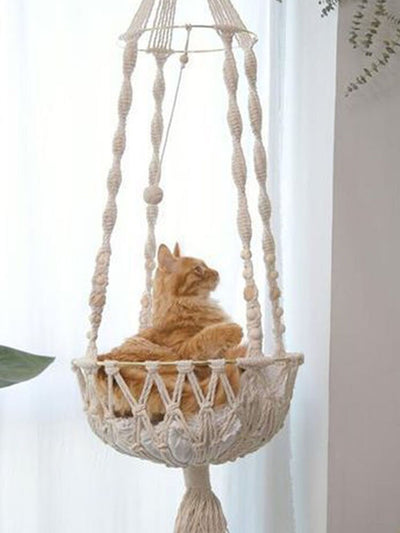 Macramé Cat Hammock