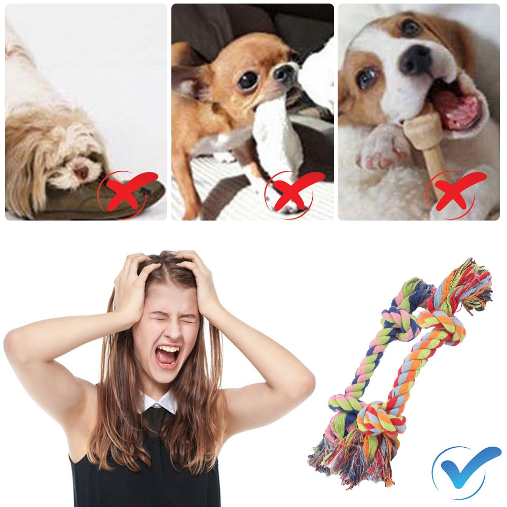 Random Color Double Knot Rope Toy