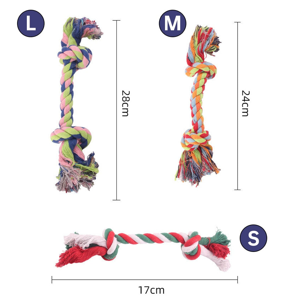 Random Color Double Knot Rope Toy