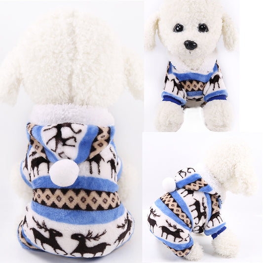 Soft Warm Pet Dog Jumpsuits Clothing