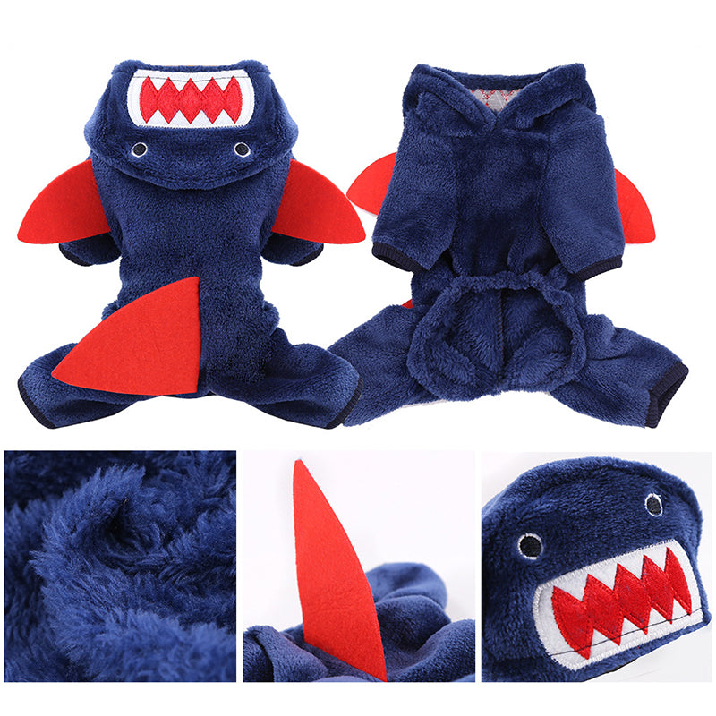 Soft Warm Pet Dog Jumpsuits Clothing