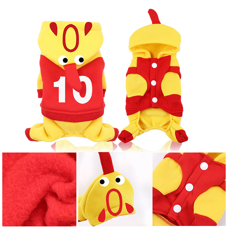 Soft Warm Pet Dog Jumpsuits Clothing