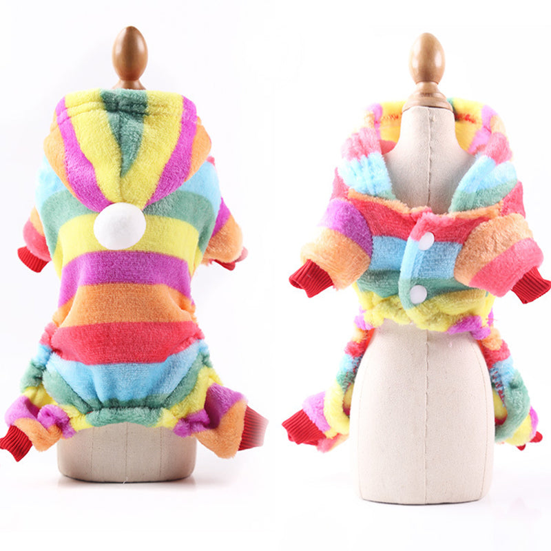 Soft Warm Pet Dog Jumpsuits Clothing