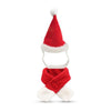 Christmas Small Plush Santa Hat & Scarf