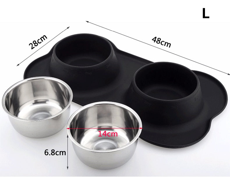 Anti-slip Stainless Feeding Bowl