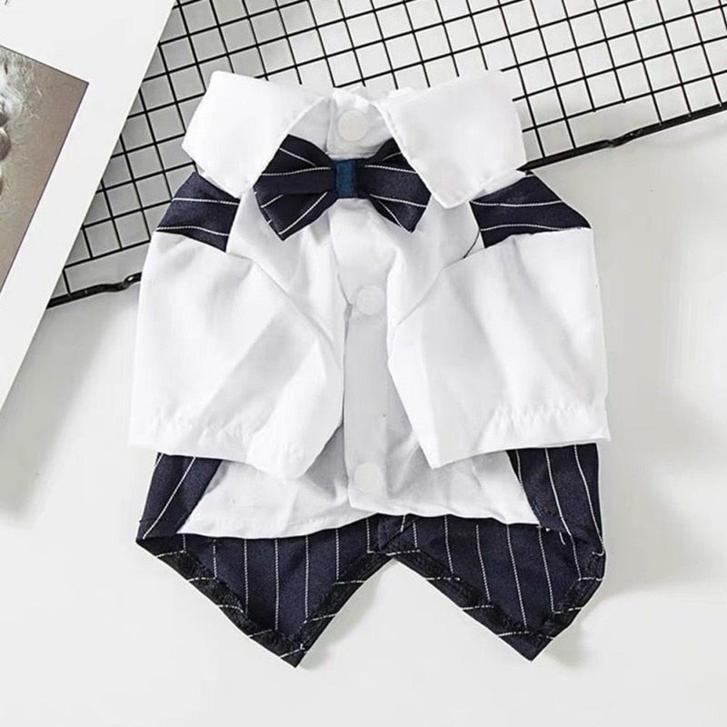 Pinstripe Suit Vest Set