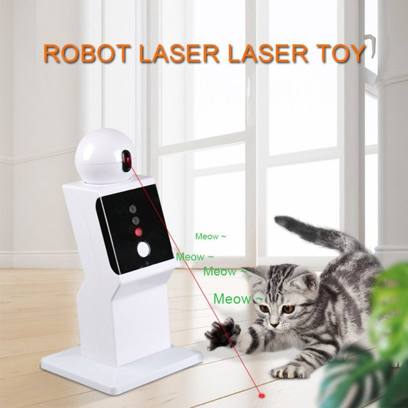 Pet Cat Laser Robot Toy Smart Cats