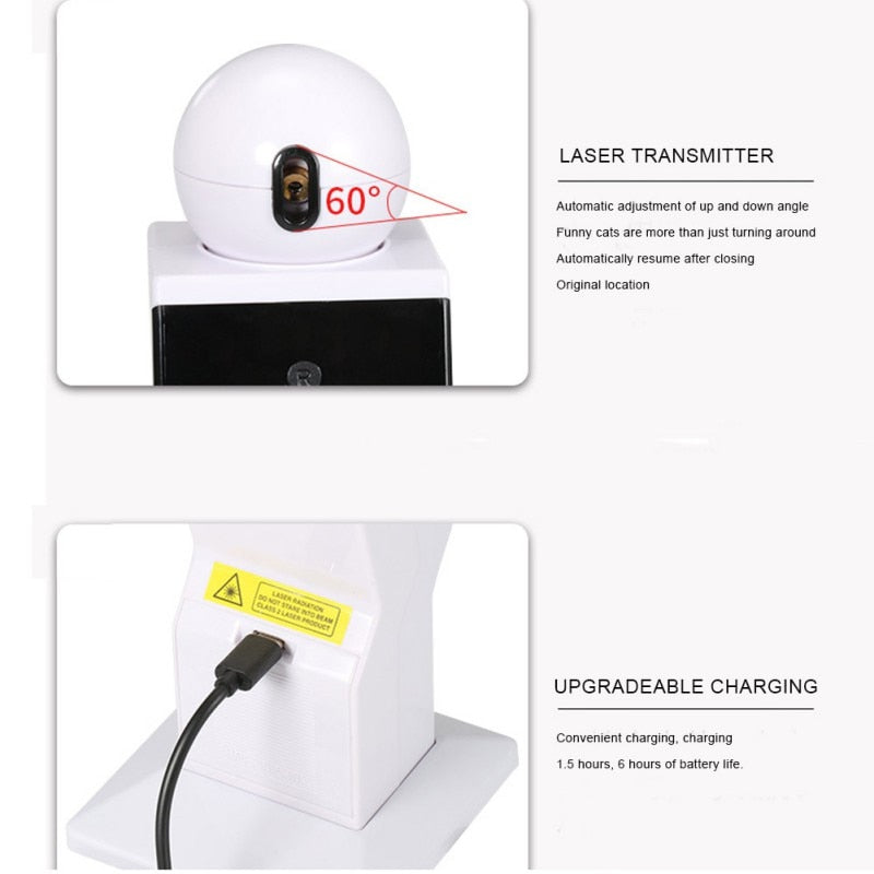 Pet Cat Laser Robot Toy Smart Cats