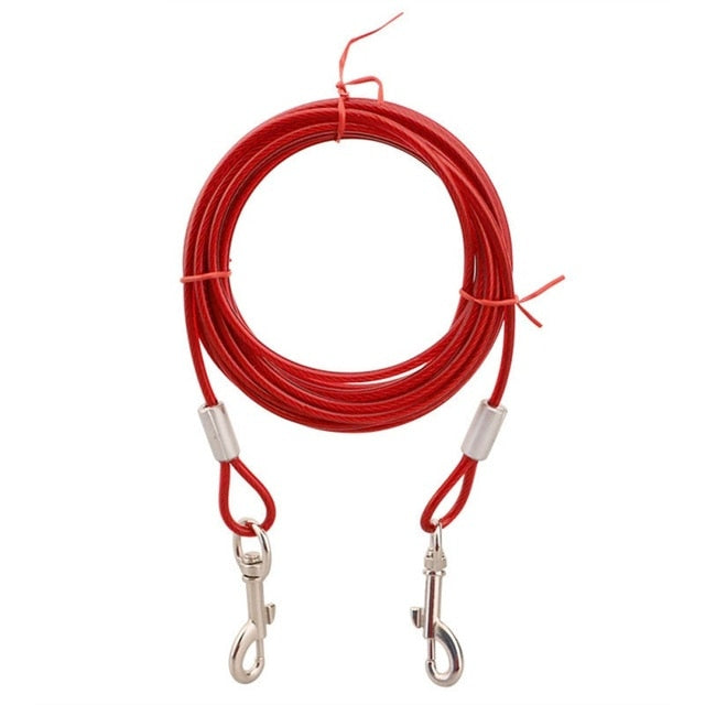 Wire Pet Double Leash