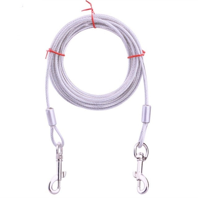Wire Pet Double Leash