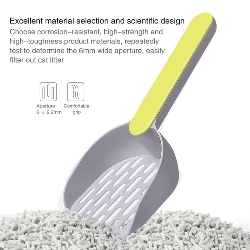 Poop Scooper with Long Handle Shovel Design
