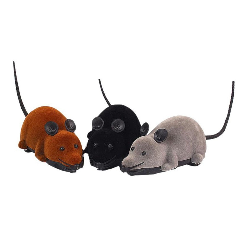 Electronic Remote Control Mouse Interactive Toy for Cats
