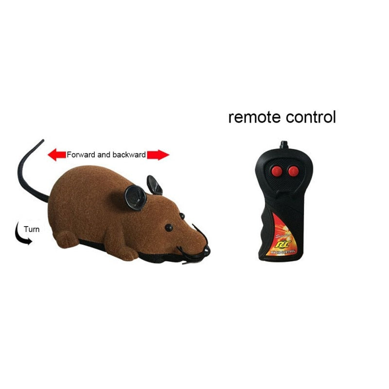 Electronic Remote Control Mouse Interactive Toy for Cats
