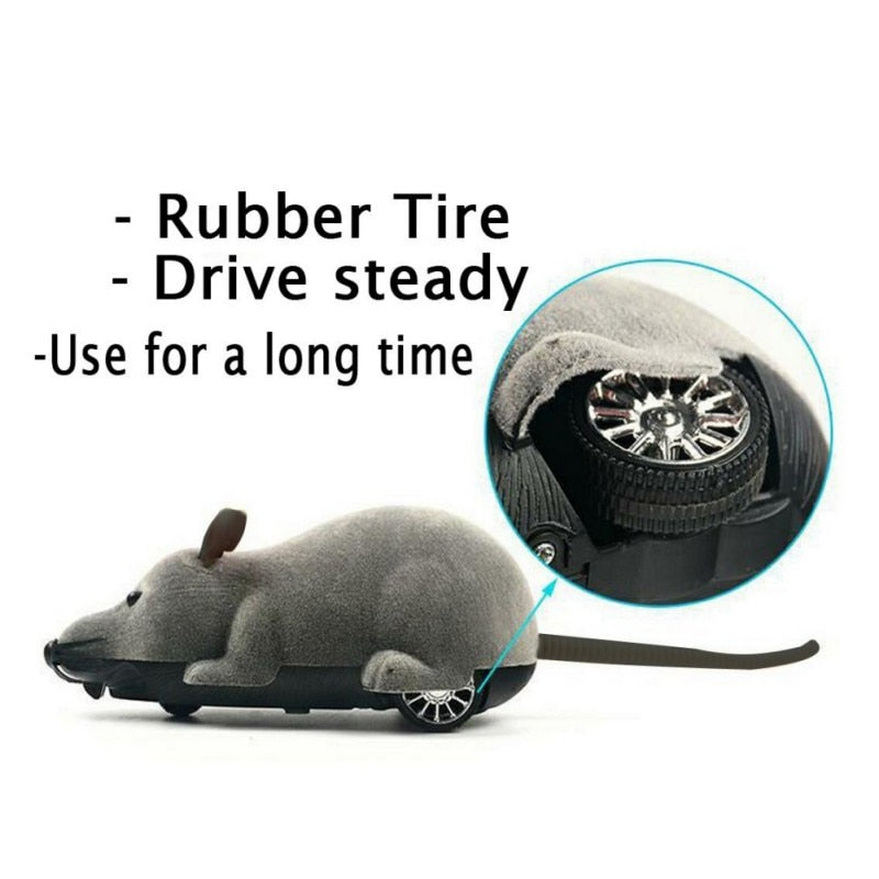 Electronic Remote Control Mouse Interactive Toy for Cats