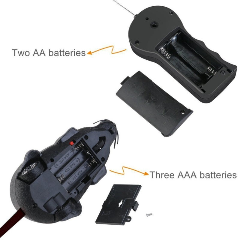 Electronic Remote Control Mouse Interactive Toy for Cats