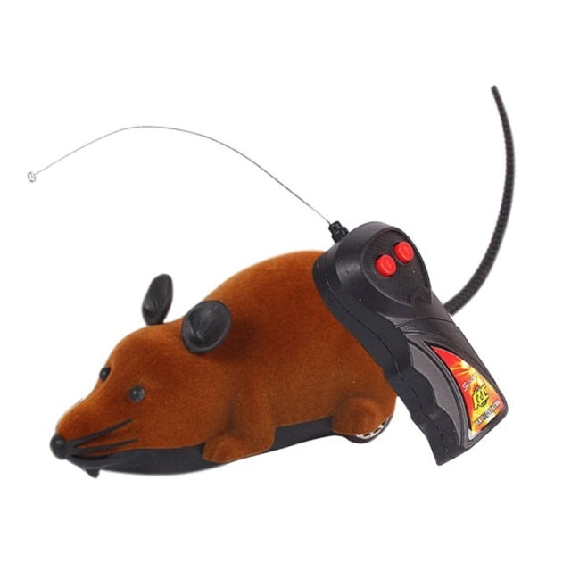 Electronic Remote Control Mouse Interactive Toy for Cats