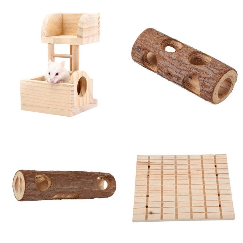 Natural Wood Small Pet Chew Toy