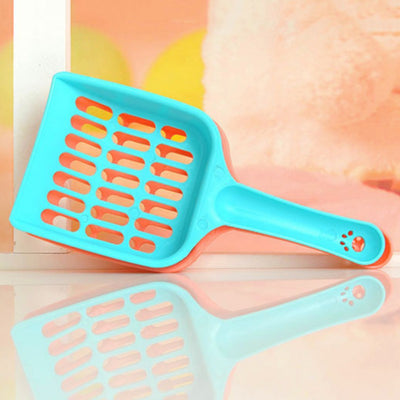 Candy Color Deep Shovel Litter Scoop with Large Sifter