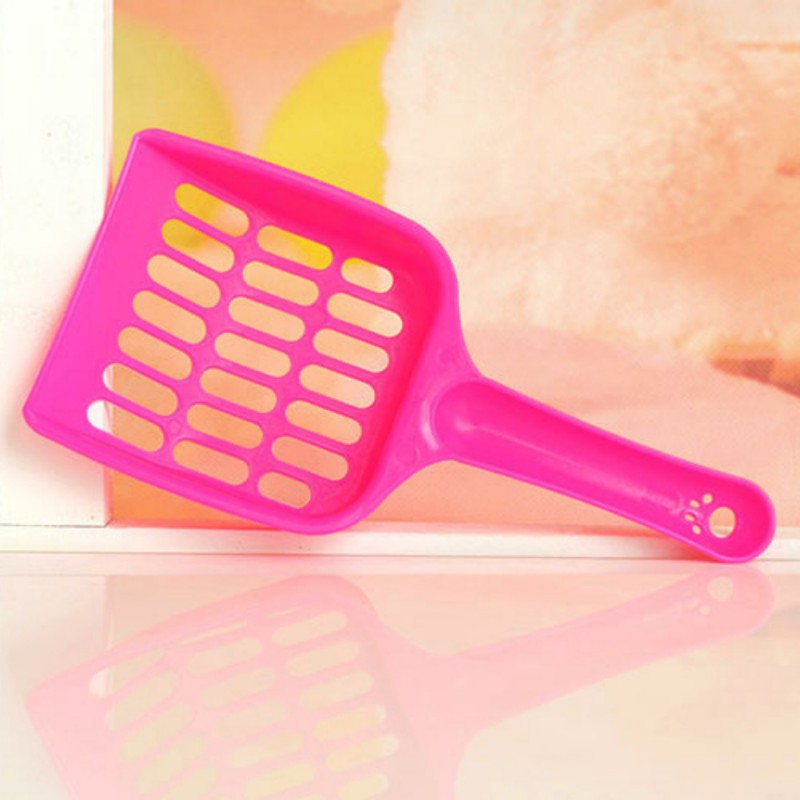 Candy Color Deep Shovel Litter Scoop with Large Sifter