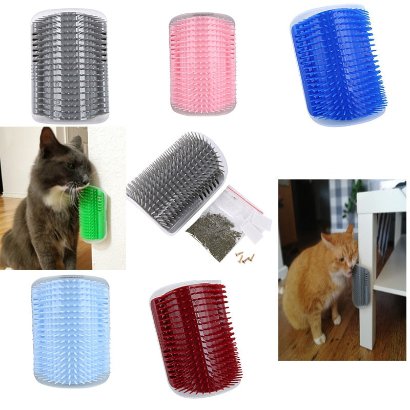 Self Groomer Corner Brush Cat Massage Comb