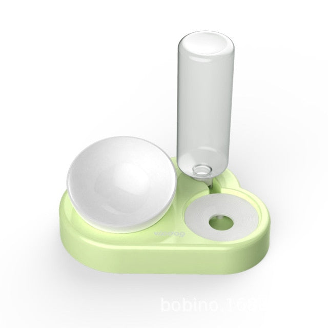 2-in-1 Feeder Bowl with Automatic Water Dispenser