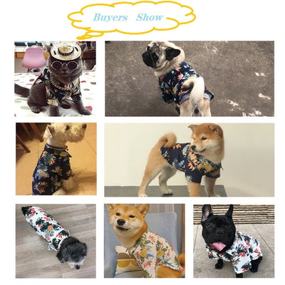 Pet Summer Printed Shirt