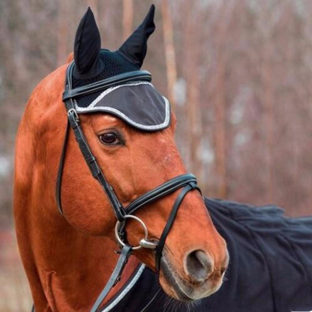 Horse Riding Breathable Meshed Horse Ear Cover